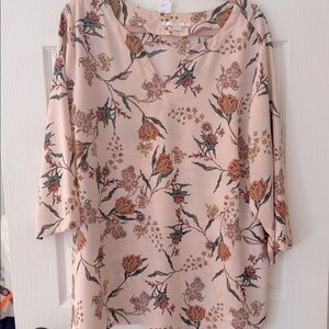 C&E Floral Blouse